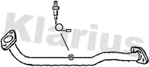 изпускателна тръба KLARIUS 301734