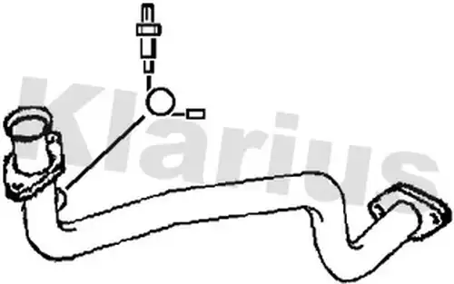 изпускателна тръба KLARIUS 301789