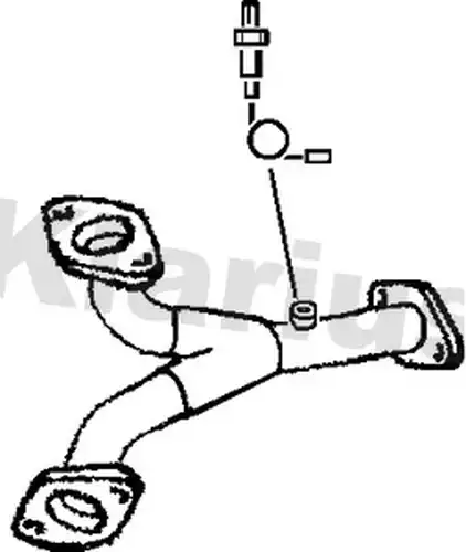 изпускателна тръба KLARIUS 301867