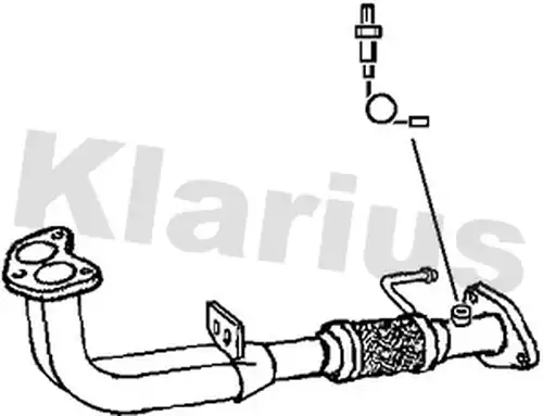 изпускателна тръба KLARIUS 301882