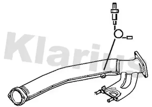 изпускателна тръба KLARIUS 302049