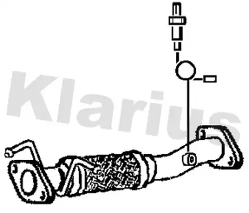 изпускателна тръба KLARIUS 302151