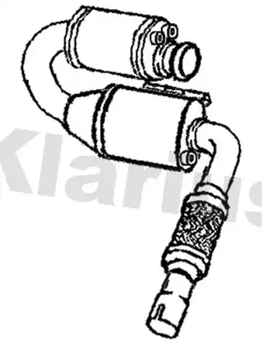 филтър за сажди/твърди частици, изпускателна система KLARIUS 390539