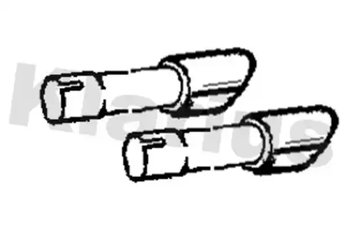 изпускателна тръба KLARIUS AU545J
