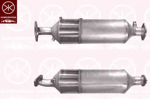 филтър за сажди/твърди частици, изпускателна система KLOKKERHOLM 31698600
