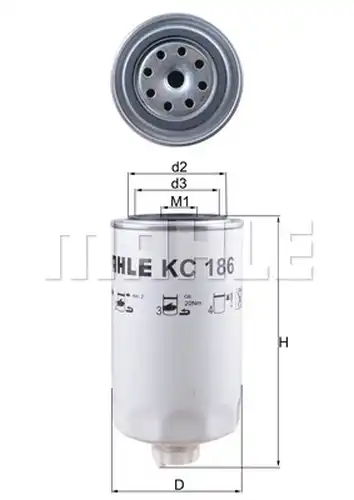 горивен филтър KNECHT KC 186