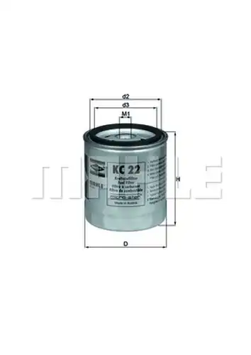 горивен филтър KNECHT KC 22