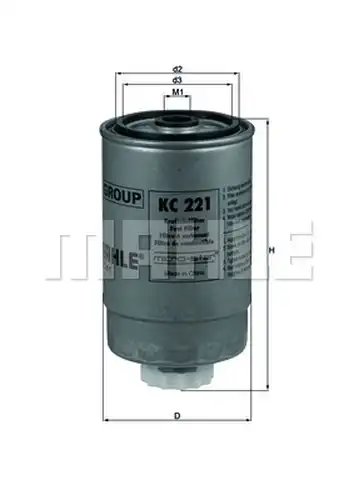 горивен филтър KNECHT KC 221