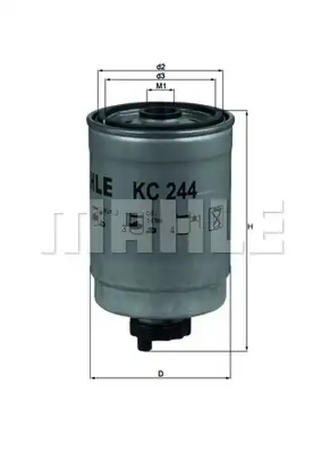 горивен филтър KNECHT KC 244