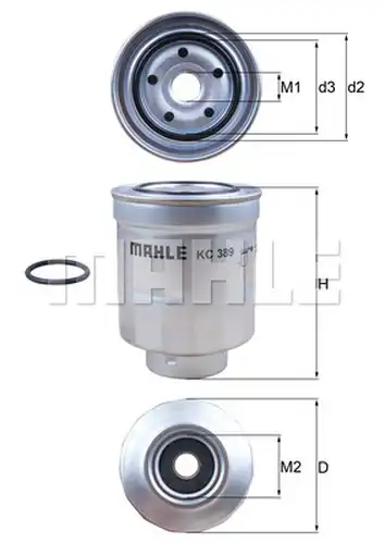 горивен филтър KNECHT KC 389D