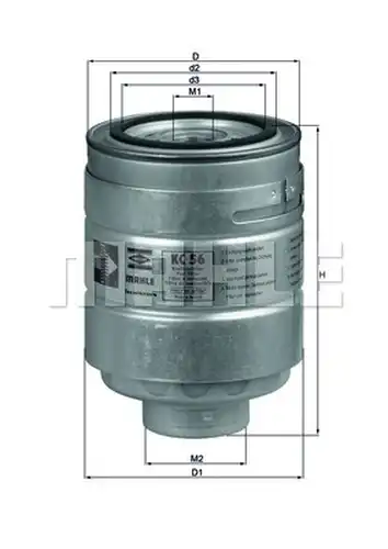 горивен филтър KNECHT KC 56