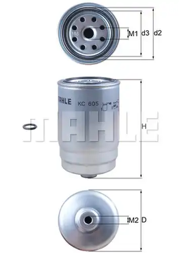 горивен филтър KNECHT KC 605D