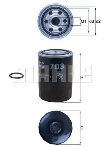 горивен филтър KNECHT KC 703D