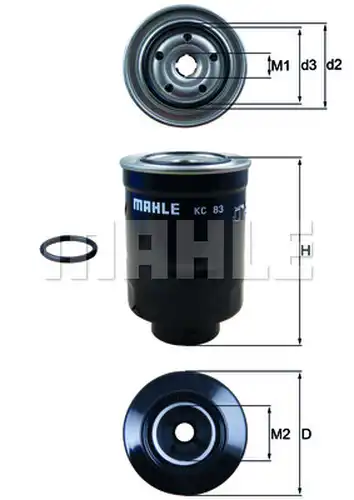 горивен филтър KNECHT KC 83D