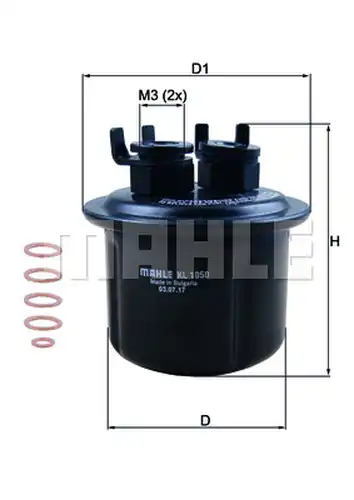 горивен филтър KNECHT KL 1050D