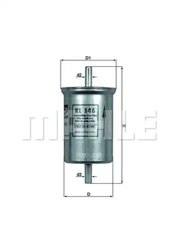 горивен филтър KNECHT KL 146