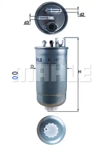 горивен филтър KNECHT KL 147D