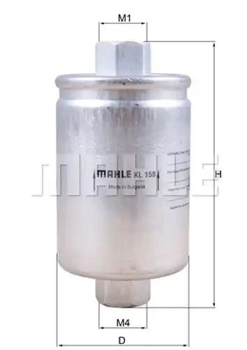 горивен филтър KNECHT KL 158