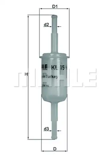 горивен филтър KNECHT KL 15 OF