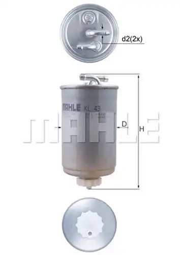 горивен филтър KNECHT KL 43