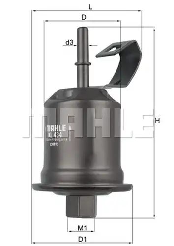 горивен филтър KNECHT KL 434