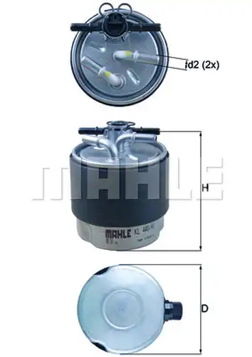 горивен филтър KNECHT KL 440/41