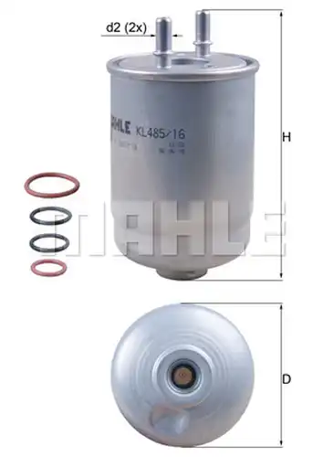 горивен филтър KNECHT KL 485/16D