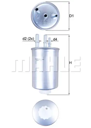 горивен филтър KNECHT KL 505