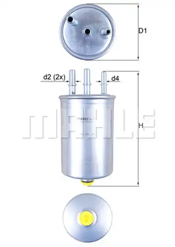 горивен филтър KNECHT KL 511