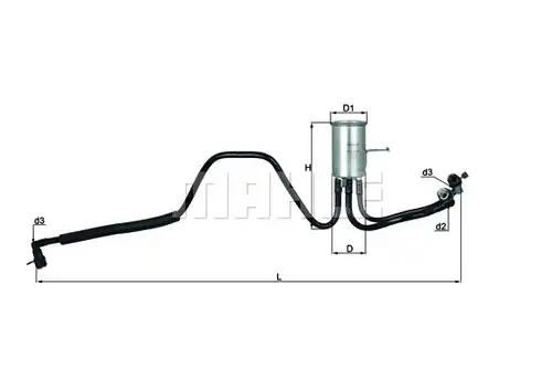 горивен филтър KNECHT KL 544