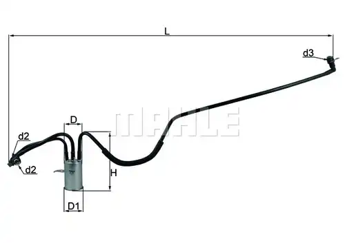 горивен филтър KNECHT KL 553