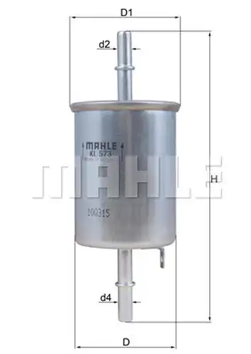 горивен филтър KNECHT KL 573