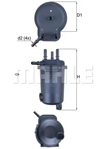 горивен филтър KNECHT KL 600D