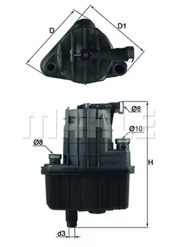 горивен филтър KNECHT KL 832D