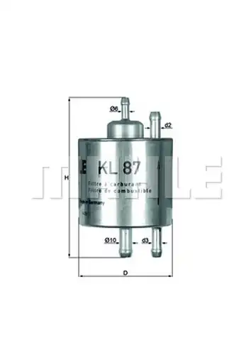 горивен филтър KNECHT KL 87