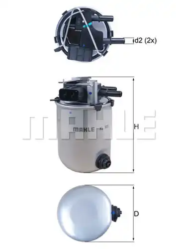 горивен филтър KNECHT KL 909