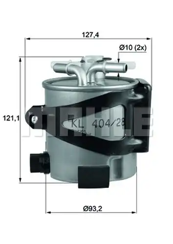 горивен филтър KNECHT KLH 44/25