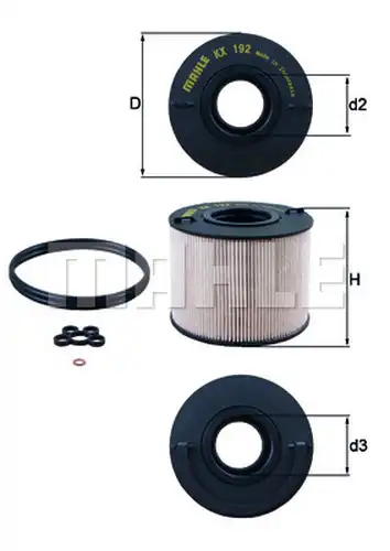 горивен филтър KNECHT KX 192D