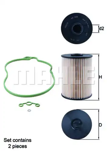 горивен филтър KNECHT KX 200D/S