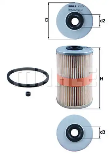 горивен филтър KNECHT KX 204D