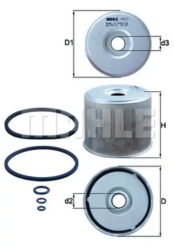 горивен филтър KNECHT KX 23D