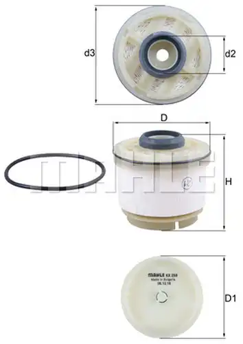 горивен филтър KNECHT KX 268D