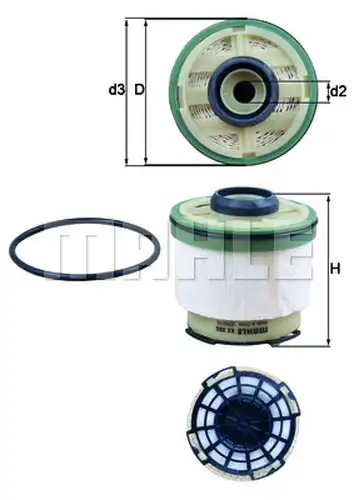 горивен филтър KNECHT KX 385D