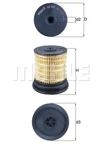 горивен филтър KNECHT KX 397