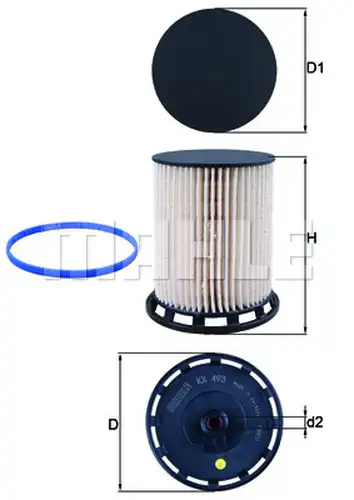 горивен филтър KNECHT KX 493D