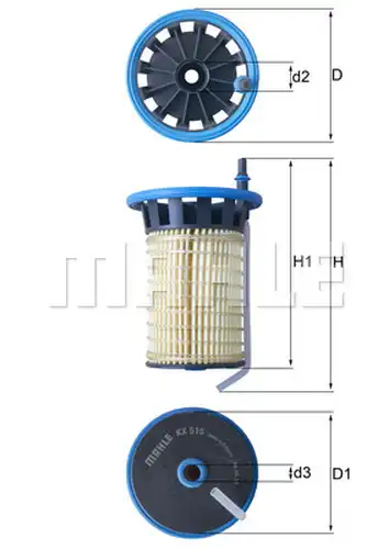 горивен филтър KNECHT KX 515