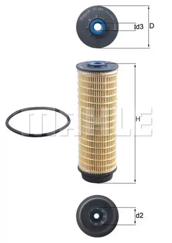 горивен филтър KNECHT KX 564D