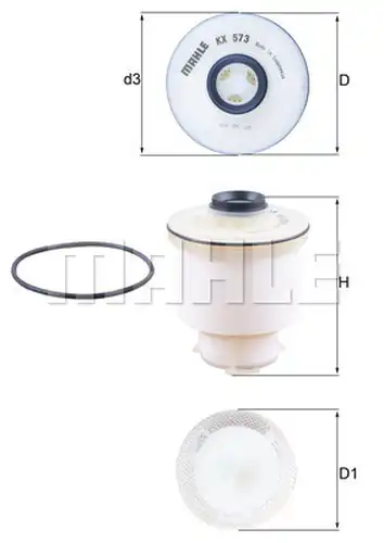 горивен филтър KNECHT KX 573D