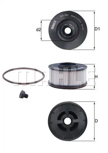 горивен филтър KNECHT KX 591D