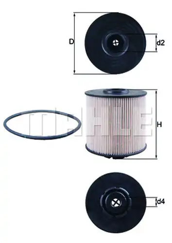 горивен филтър KNECHT KX 67/2D